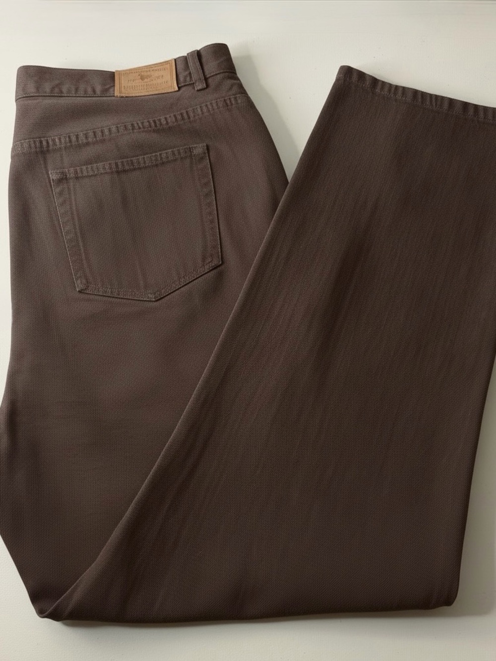 VTG Lauren Jeans Co Ralph Lauren Woman's 18W Plus Brown Denim 100% Cotton